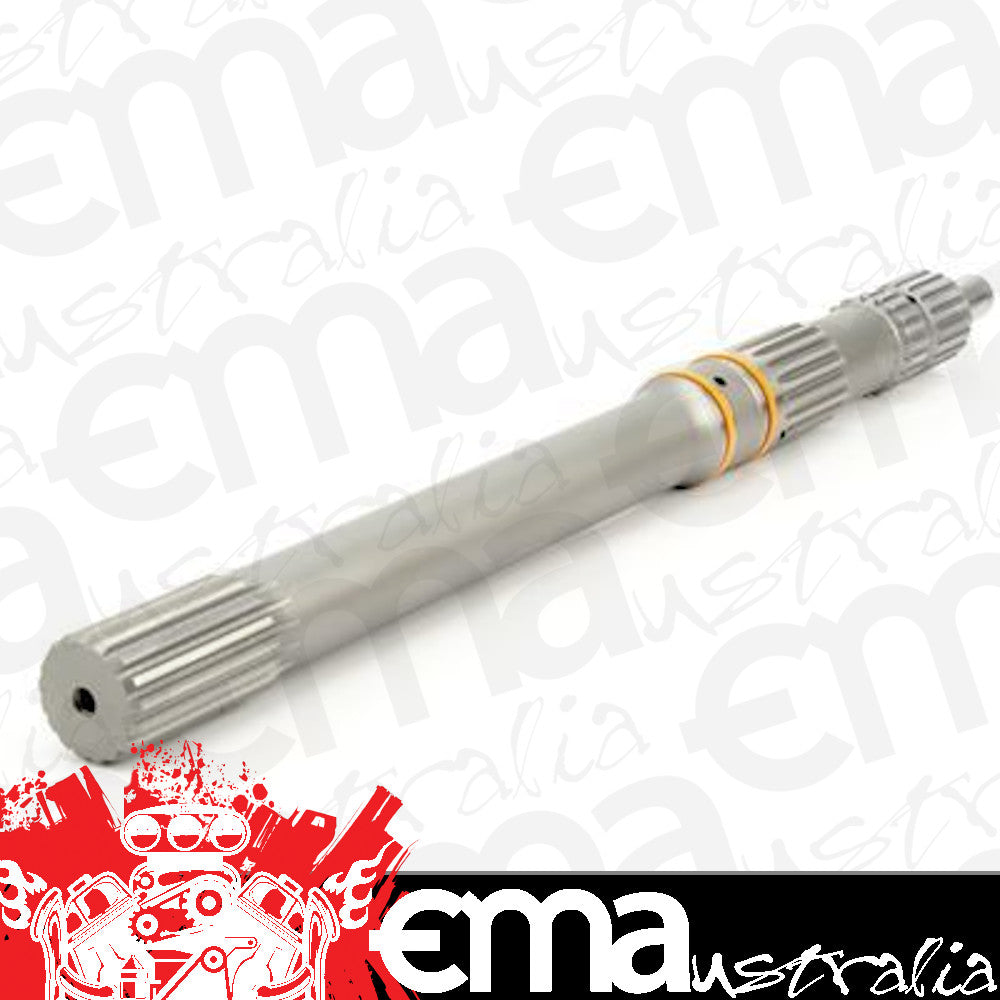 TCI Auto TCI749201 Input Shaft Hardened Vasco 300 1.82 Carrier Turbo Spl. 12 5/8' Length