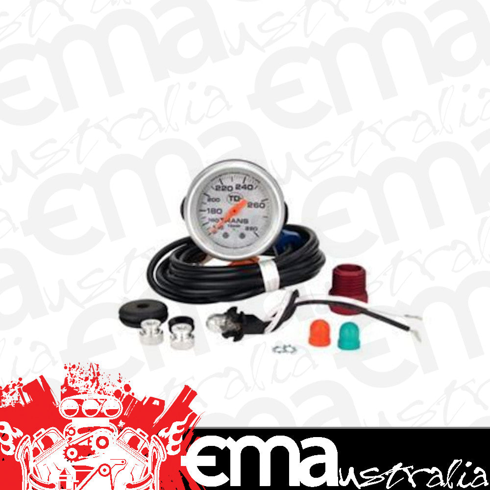 TCI Auto TCI801003 Transmission Gauge Trans Temp Silver 2 1/16