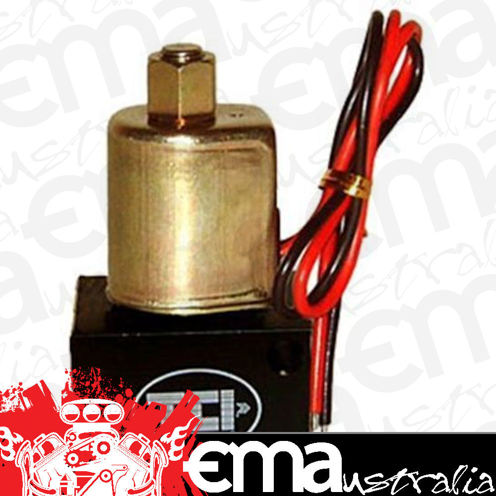 TCI Auto TCI861200 Line Lock Electric 1/8 In. Npt Female Threads Inlet/Outlet Aluminum