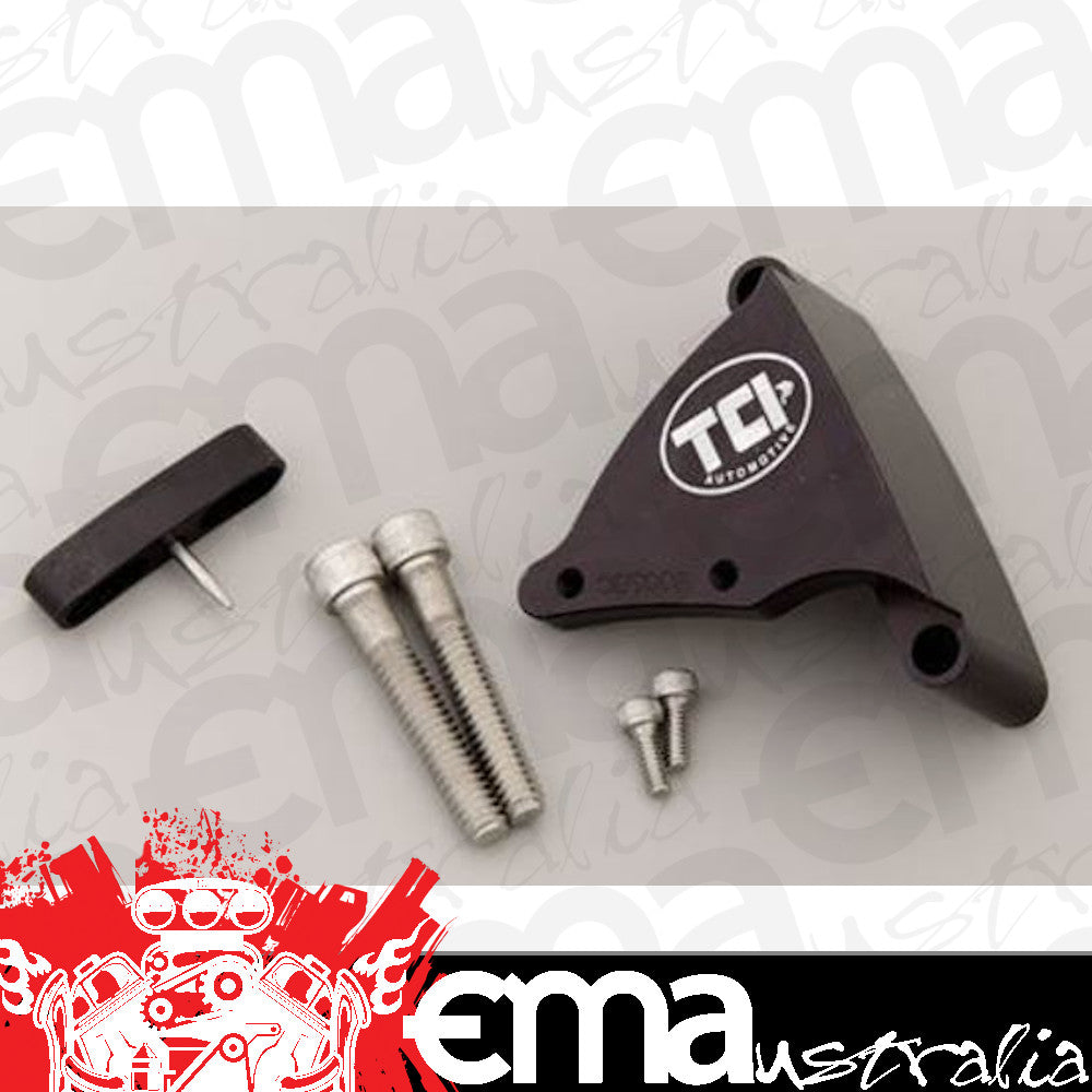 TCI Auto TCI871003 Timing Pointer Billet Aluminum Black Anodized Adjustable 8 In. Damper Chev Small Block
