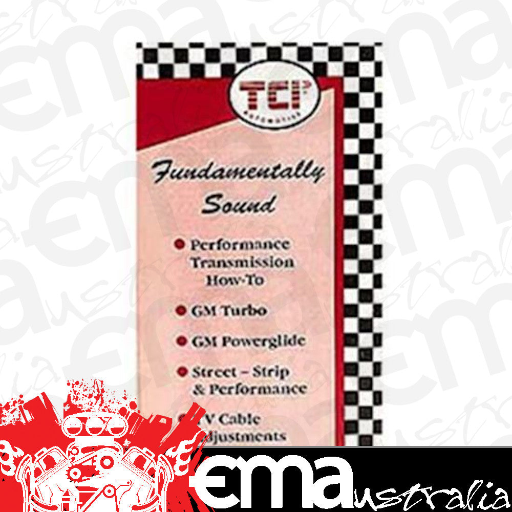 TCI Auto TCI898001 Video Dvd Fundamentally Sound Transmissions