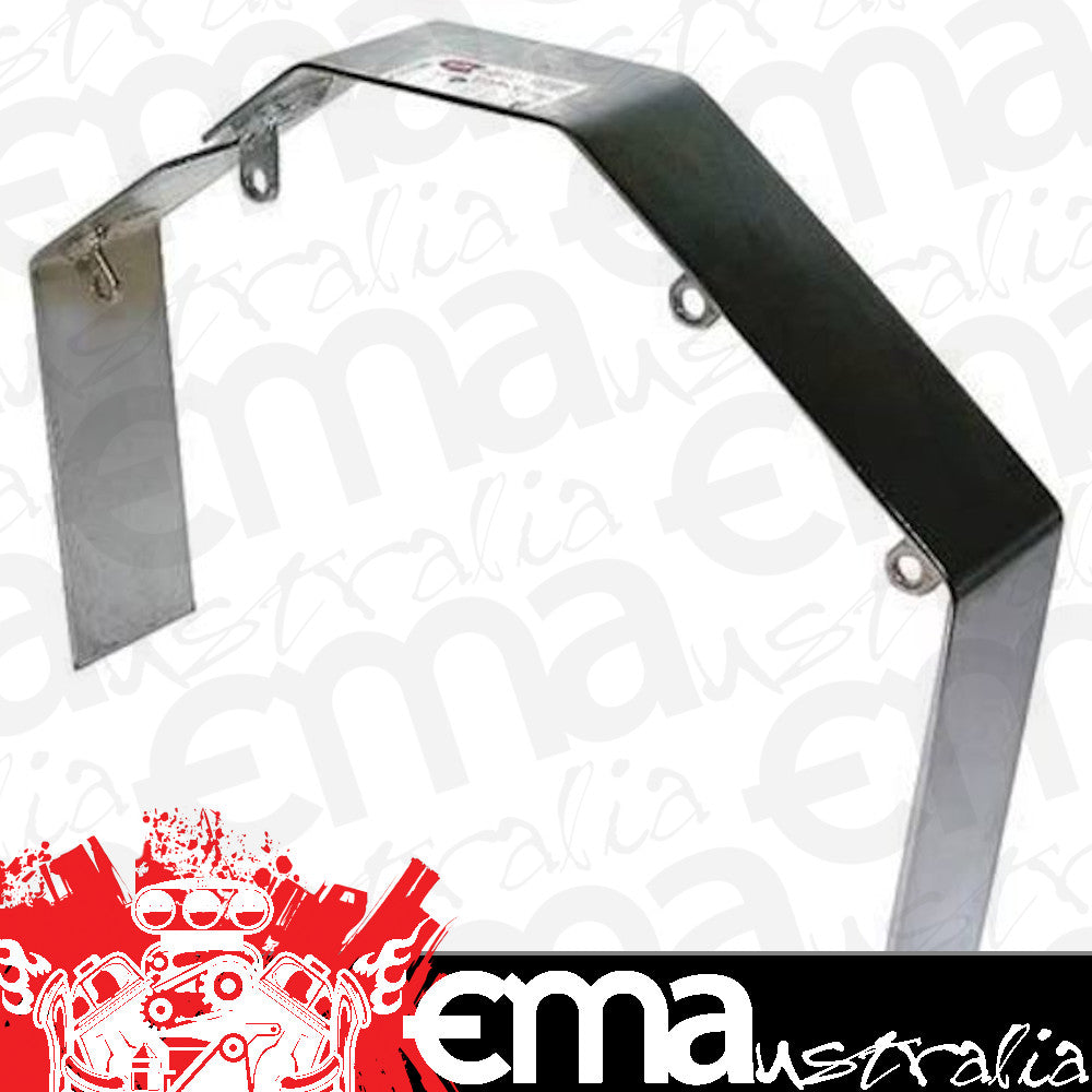 TCI Auto TCI940002 Automatic Transmission Shield FleXPlate Steel Black Powdercoated Chev 3-Speed 4-Speed Automatic Kit