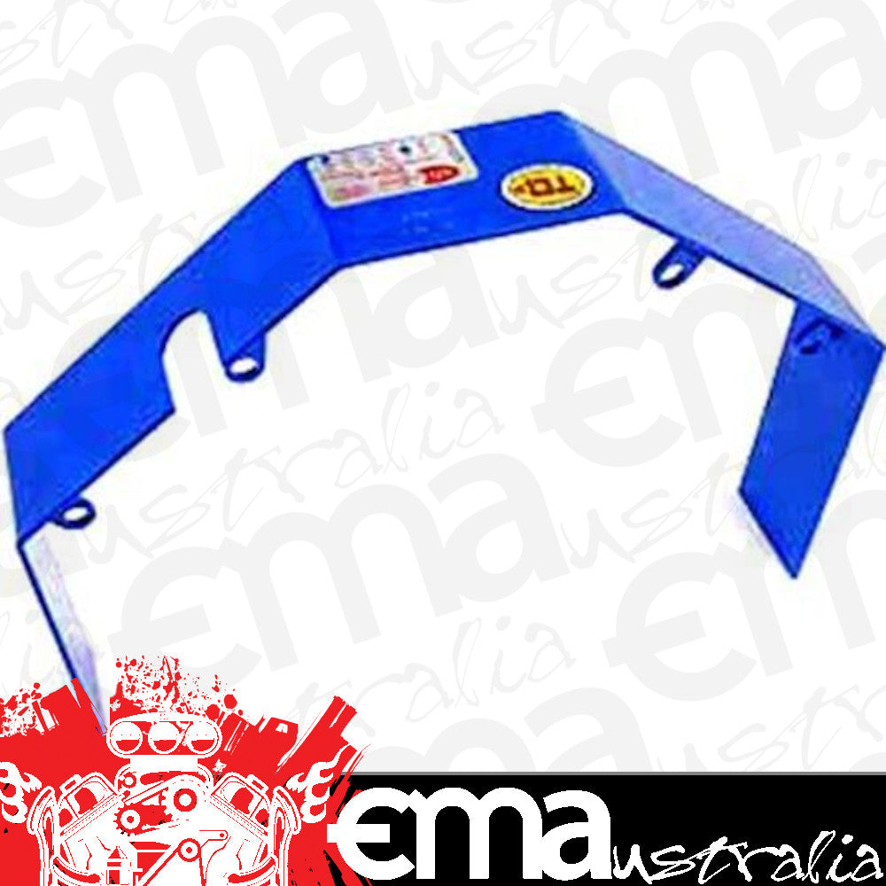 TCI Auto TCI940004 Automatic Transmission Shield FleXPlate Steel Blue Powdercoated Chev 3-Speed 4-Speed Automatic Kit