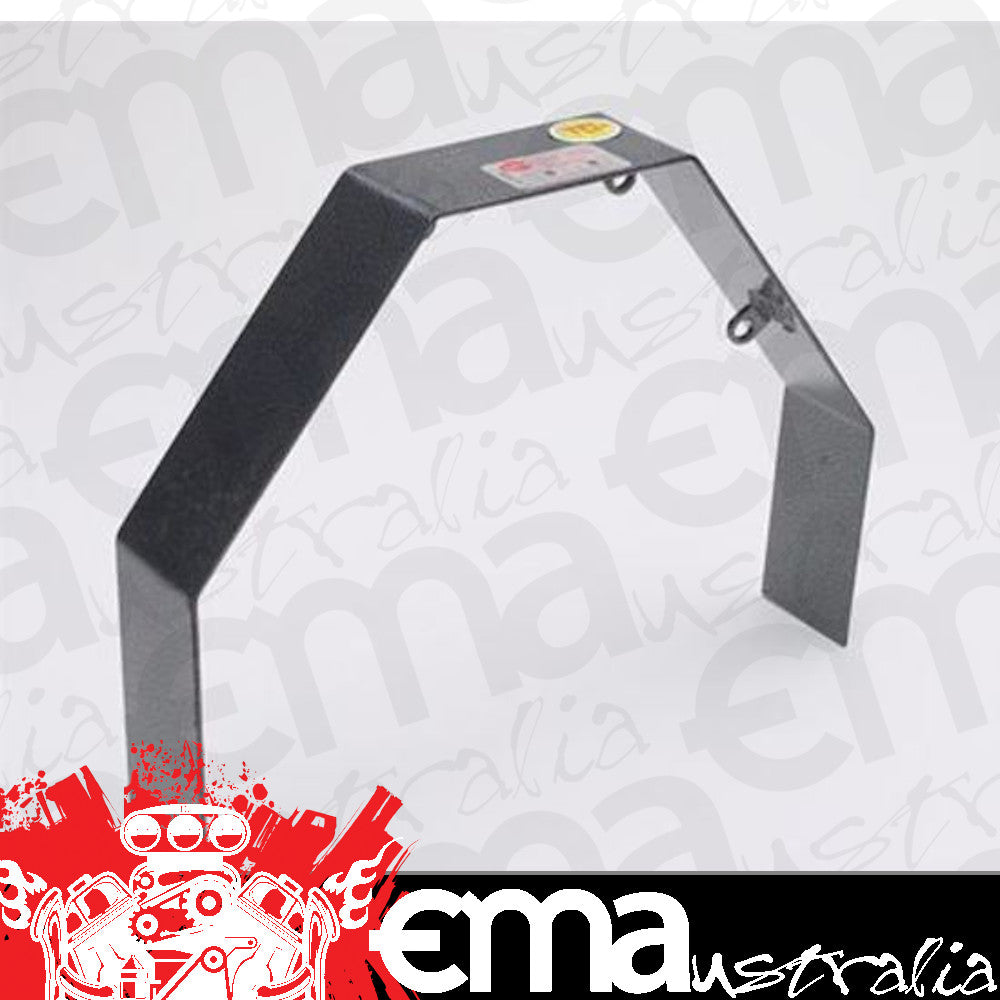 TCI Auto TCI940200 Transmission Shield FleXPlate Steel Silver Vain Powdercoated Ford Small Block C-4/C-6