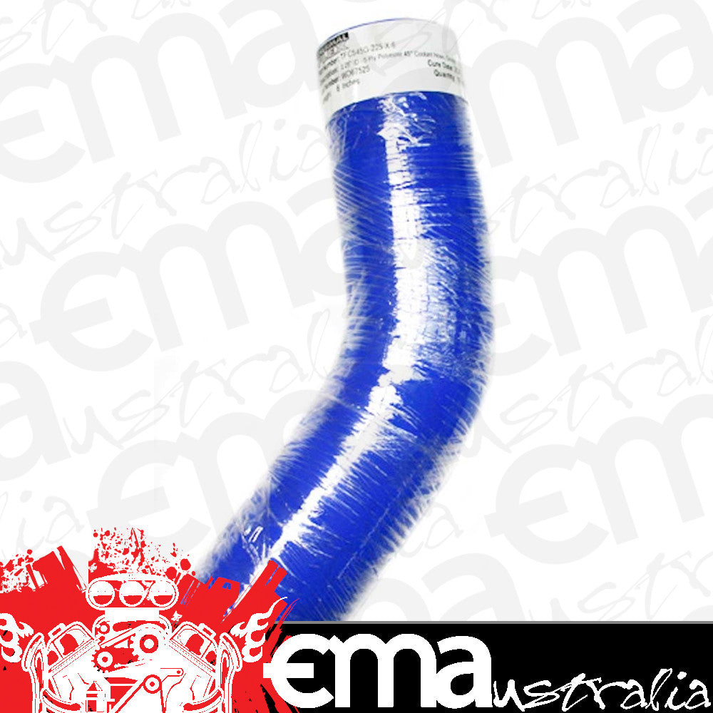 Thermal Flex TFC545GN-225x6 45¡ Bend Silicone Hose - Blue 2.25" I.D 6" Legs