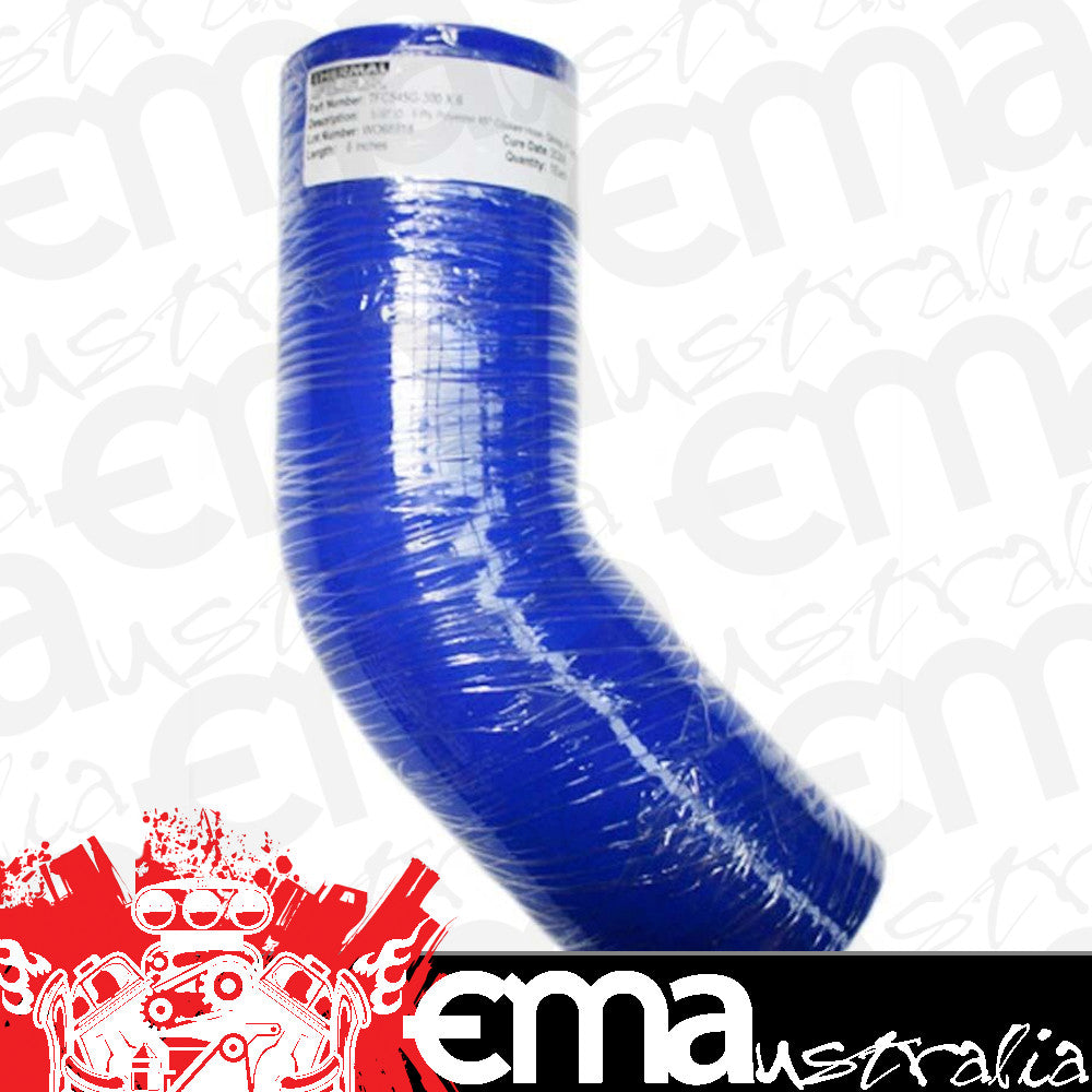 Thermal Flex TFC545GN-300x6 THERMAL FLEx 5 PLY SILICONE NOMEx HOSE 3.00" ID 45¡ ELBOW 6" LEG