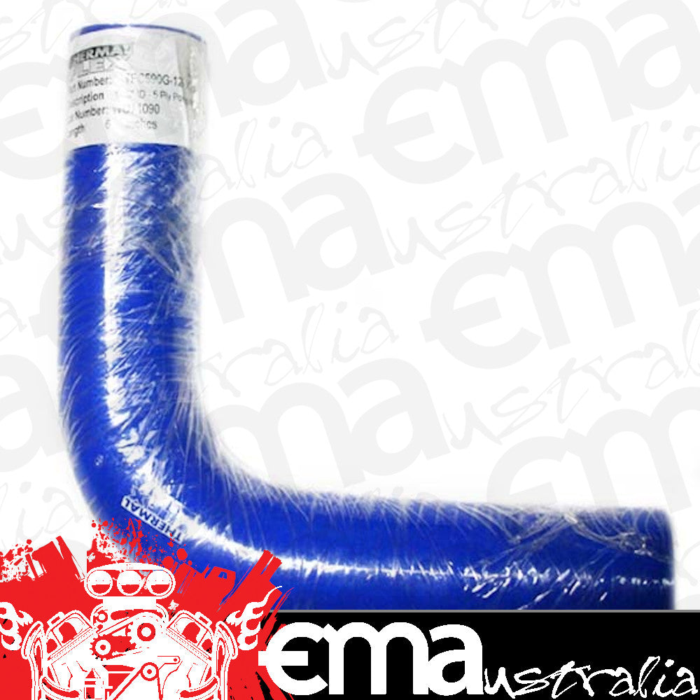 Thermal Flex TFC590GN-125x6 90¡ Bend Silicone Hose - Blue 1.25" I.D 6" Legs