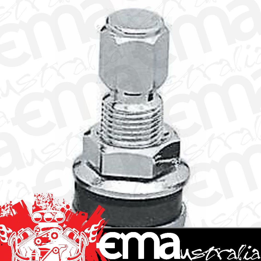 Topline TLC501-4 Chrome Plated Bolt-In Valve Stems Outer Mount Large Dia. 4 Pack