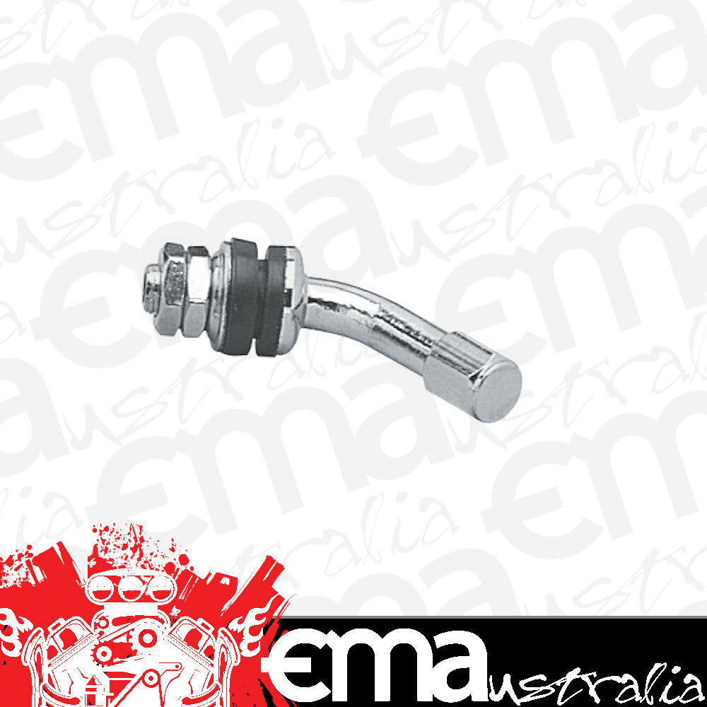Topline TLC503-1 Chrome Plated Bolt In Angle Type Valve Stems Single