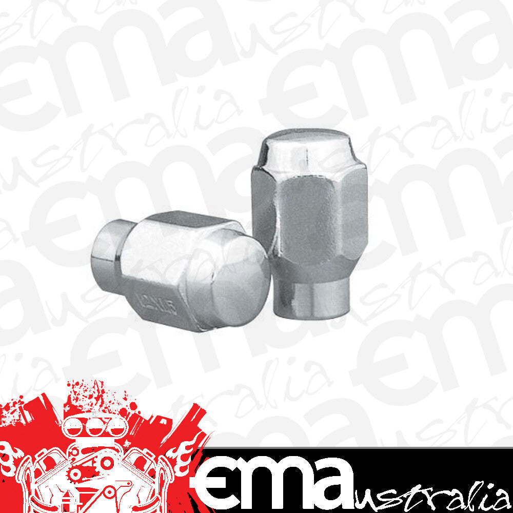Topline TLC7604-4 Et Style Conical Seat Wheel Nuts Closed End 1/2" Thread 4 Pack
