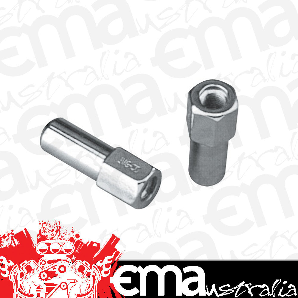 Topline TLC8852-0-4 xl Mag Wheel Nuts - 13/16" Hex 7/16" Thread 1.38" Shank Open End (Set of 4)