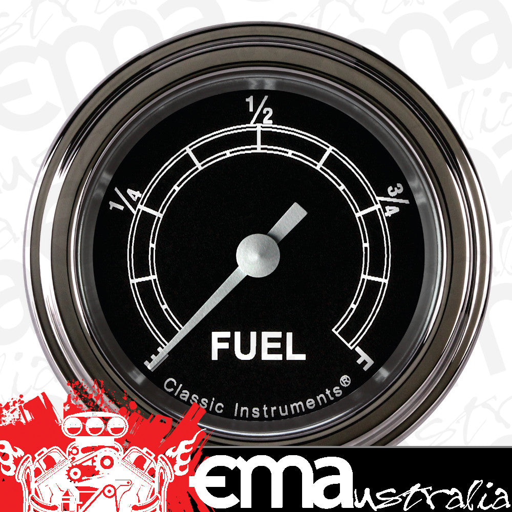 Classic Instruments TR109SLF Traditional - Programmable Fuel Gauge 2-1/8"