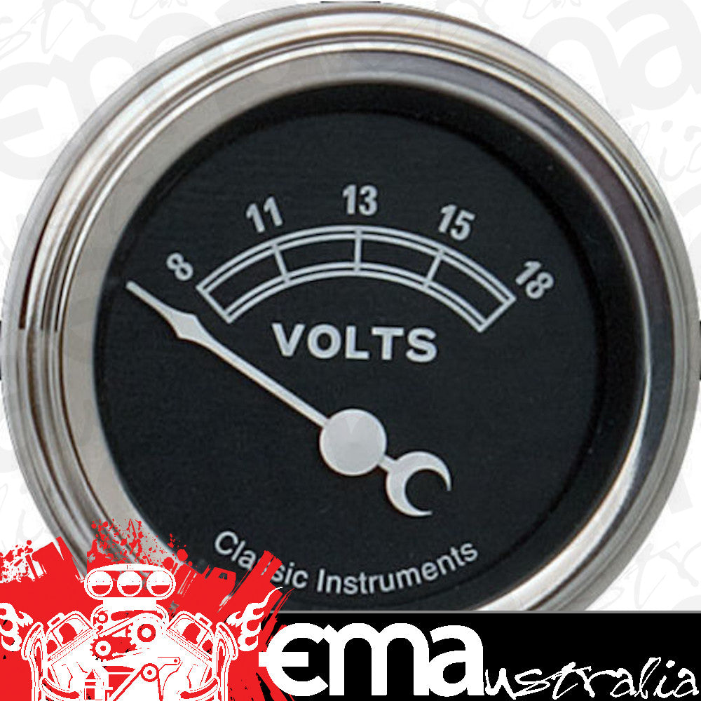Classic Instruments TR30SLF Traditional - Volt Gauge 2-1/8"