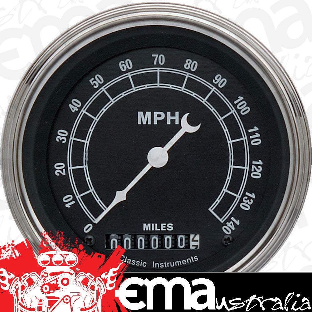 Classic Instruments | TR55SLF | Traditional 3-3/8" Speedometer 140 MPH
