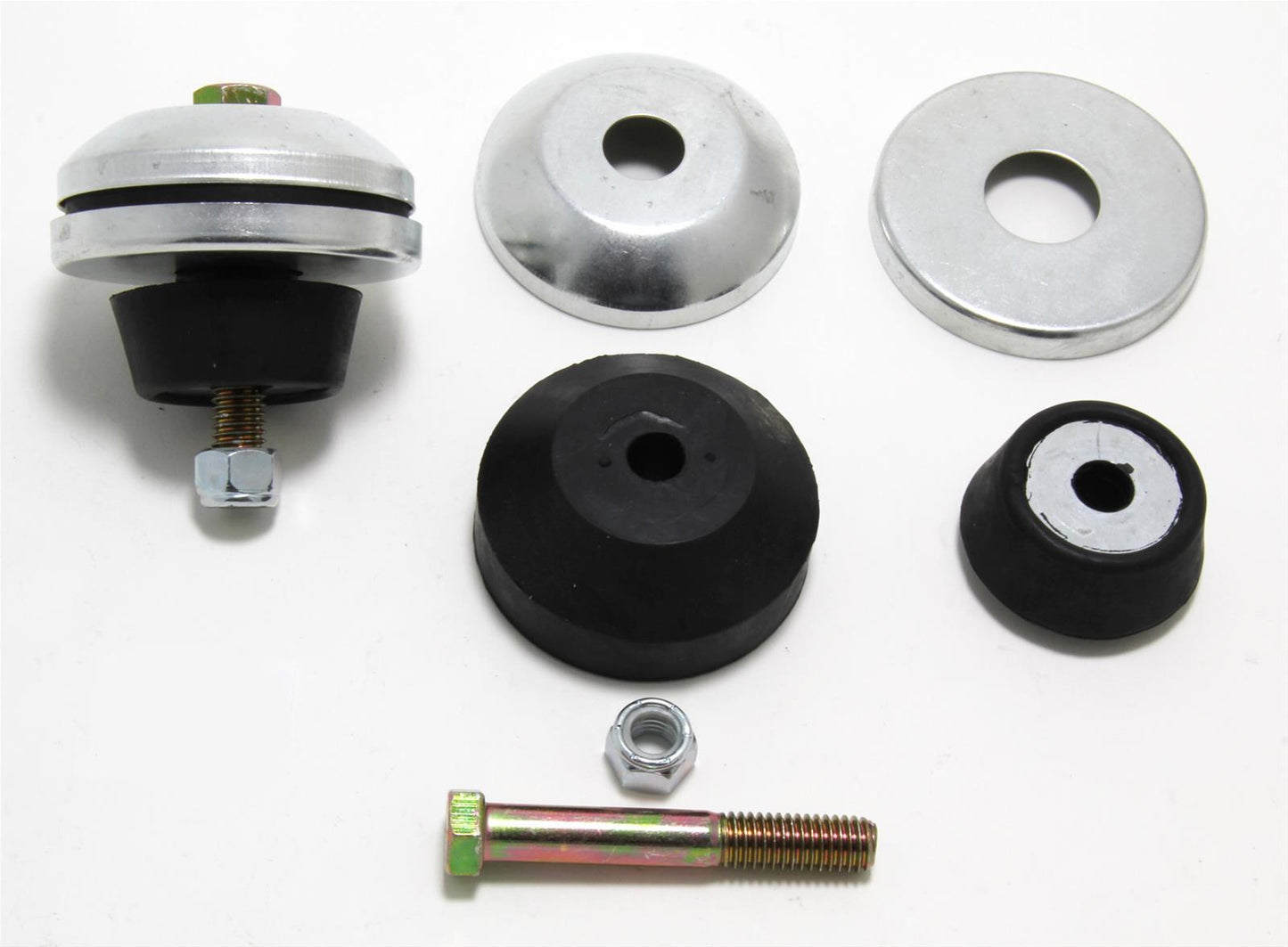 TRANS-DAPT TRD-9314 Motor Mount Pads Biscuit-Style Complete Mount Bolt-In Rubber Black/Black Kit