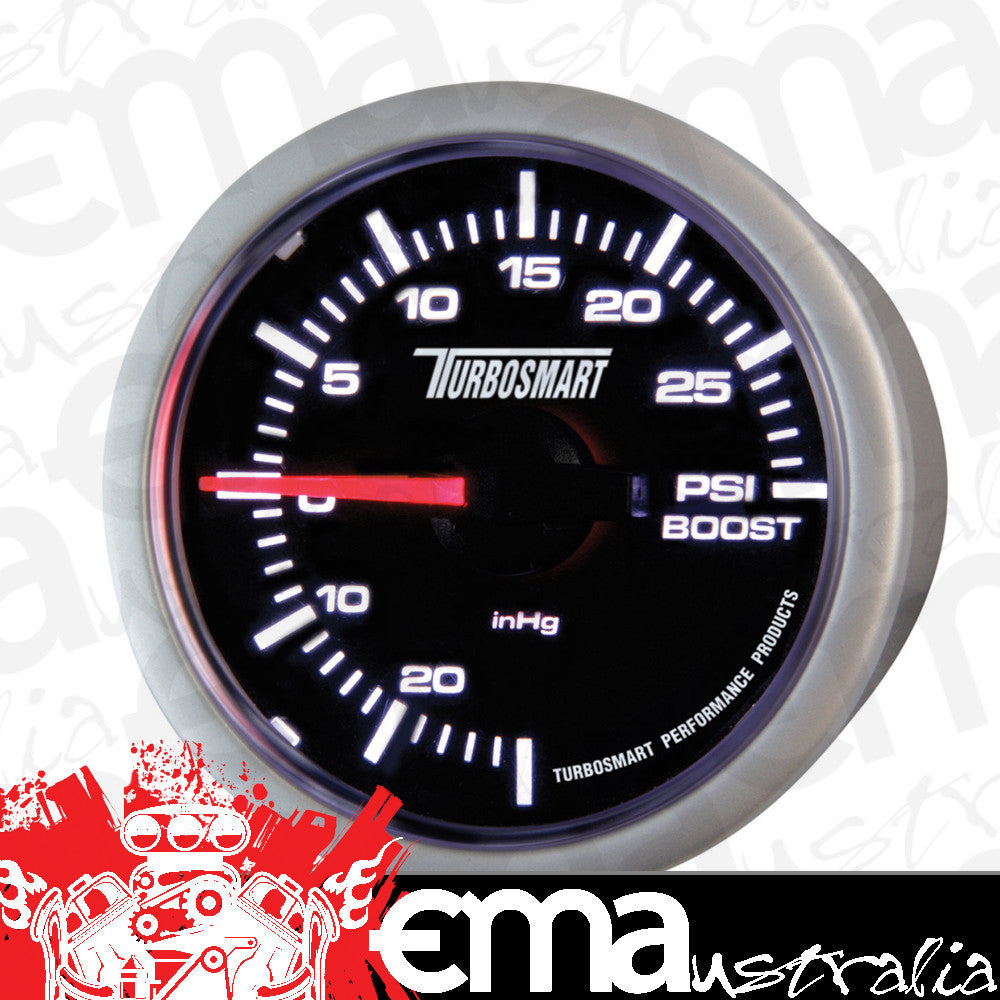 Turbosmart TS-0101-2023 2-1/16" Boost Gauge 0-30PSI Black Face