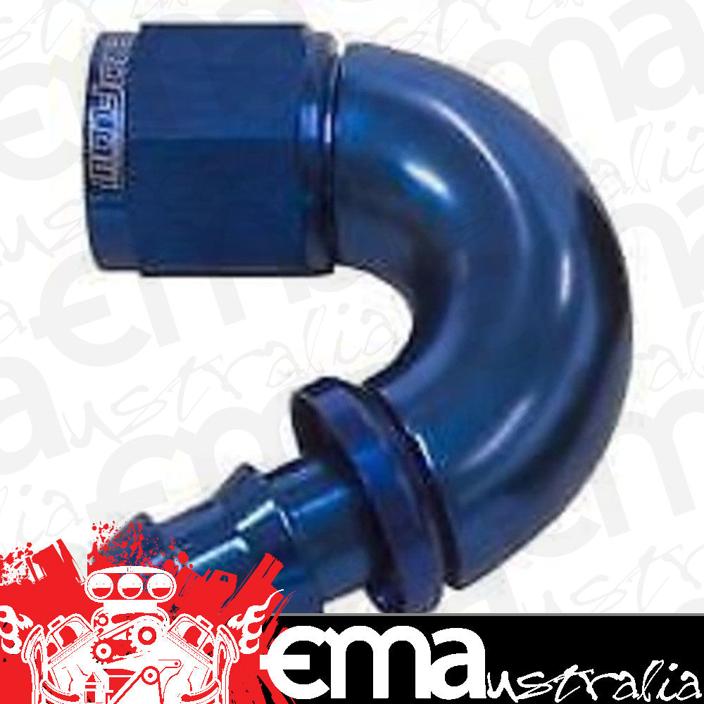 Aeroflow 400 series hose 8AN 150 Deg Full Flow Push Loblue Full Flow Push Lock Aeroflow Performance Products AF515-08