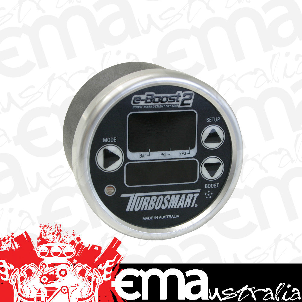 Turbosmart TS-0301-1002 E-Boost 2 Controller 60 PSI 60mm Black Face w/ Silver Bezel