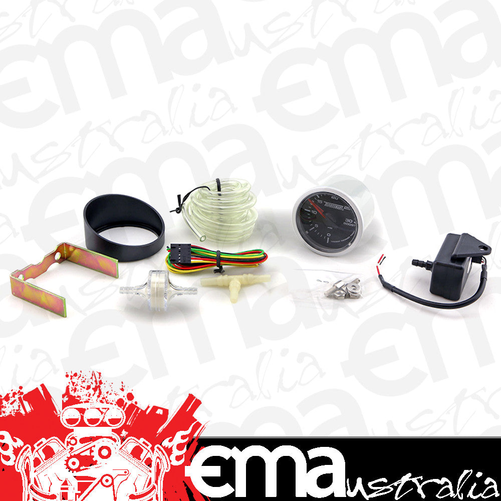 Turbosmart TS-0701-1011 Electric Boost Gauge Kit 0-30 PSI 2" 52mm
