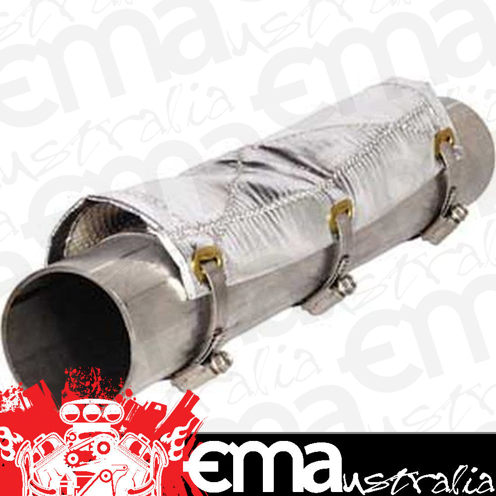 Thermo Tec TT11630 Clamp-On Pipe Heat Shield Silver 6" x 36" 2000¡F
