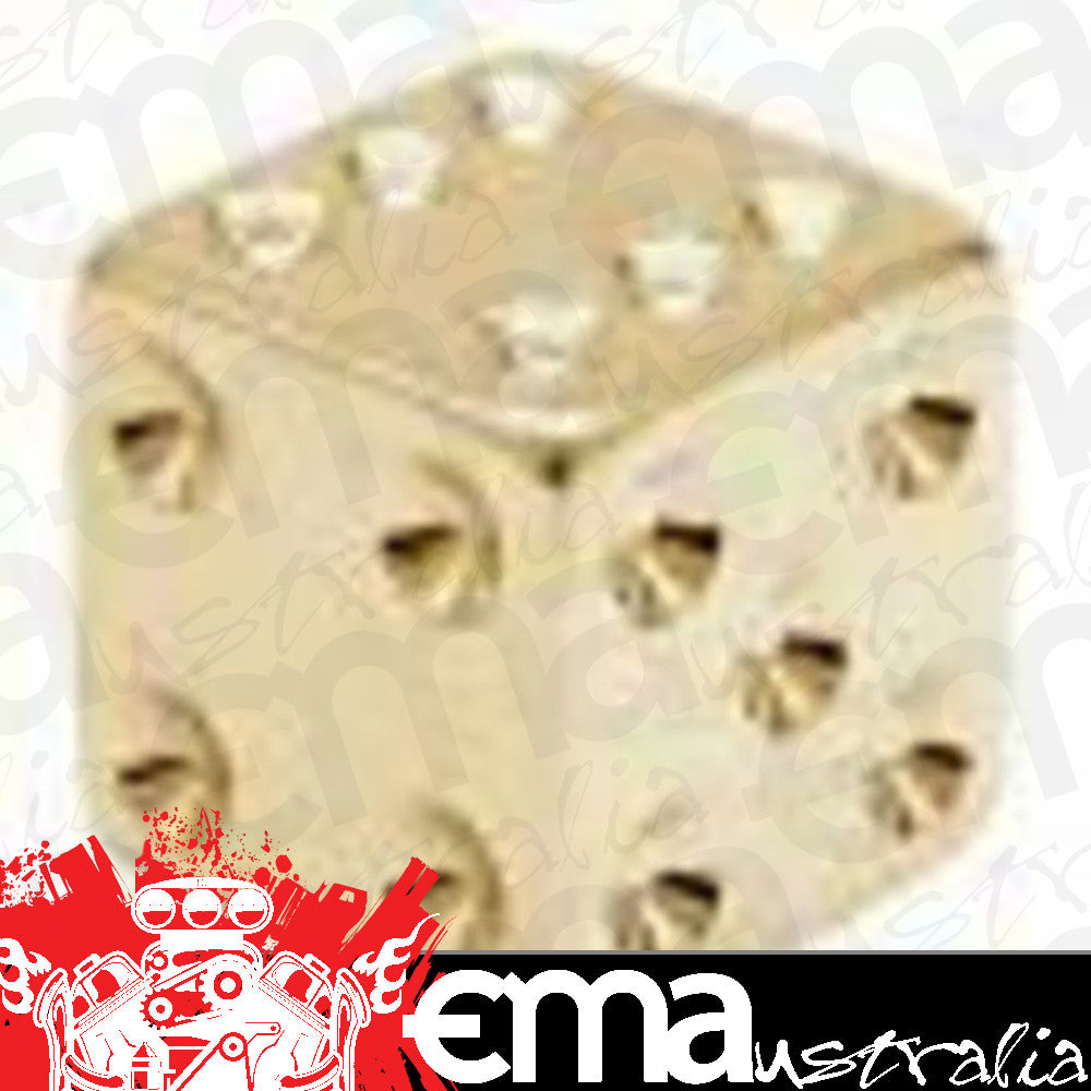 Trik Topz | TT8027 | Tyre Valve Caps - Gold Dice (Set of 4)