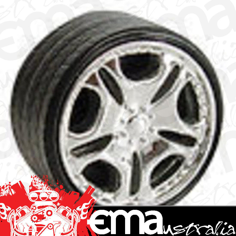 Trik Topz TT8101 Tyre Valve Caps - Chrome Tyre (Set of 4)