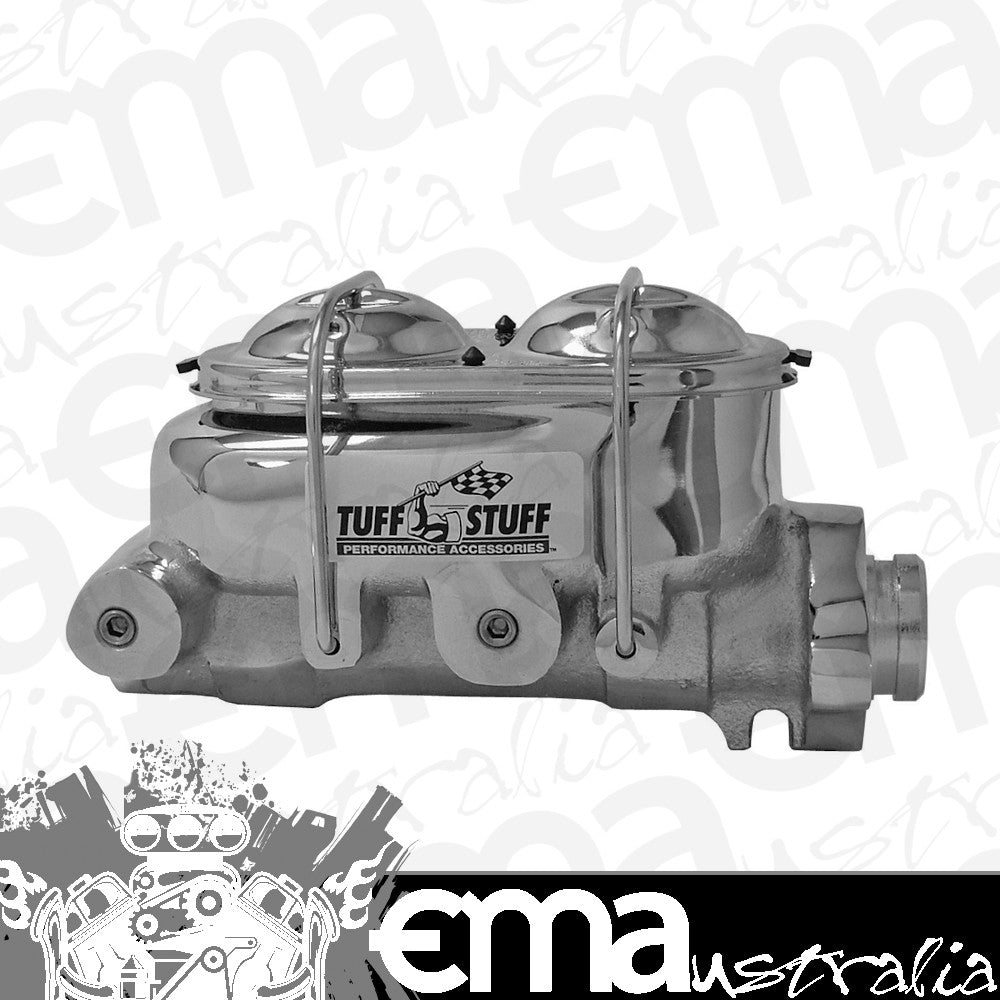 Tuff Stuff TUF2020NA Universal Chrome Dual Reservoir Master Cylinder 1" Bore