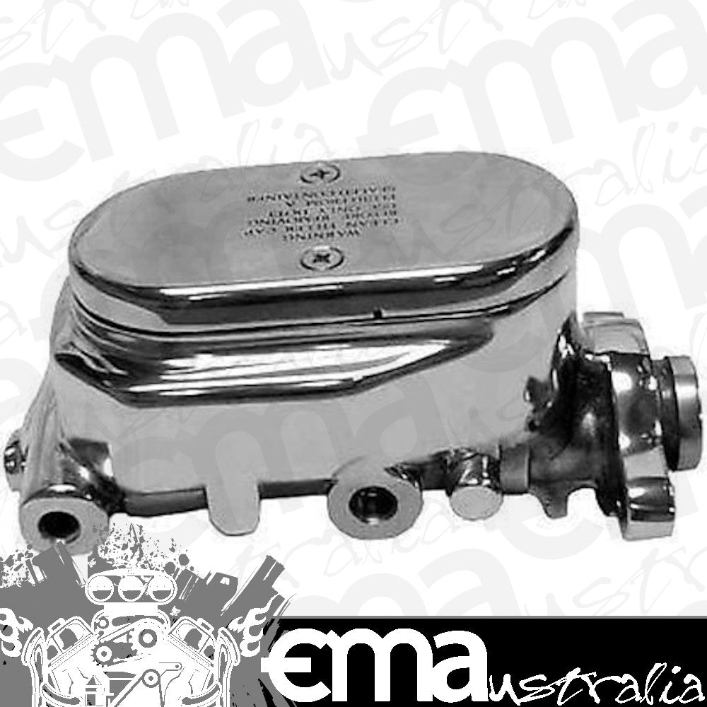 Tuff Stuff TUF2023NA Alloy Dual Reservoir Master Cylinder Chrome 1" Bore