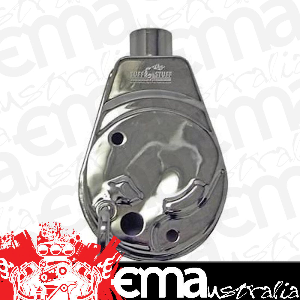 Tuff Stuff Performance TUF6501A Stuff Chrome Saginaw Power Steering Pump Resevoir Can Cover Only