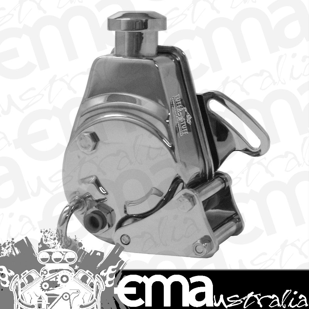 Tuff Stuff TUF6508A Chrome Saginaw P Series Power Steering Bracket Chev SB V8