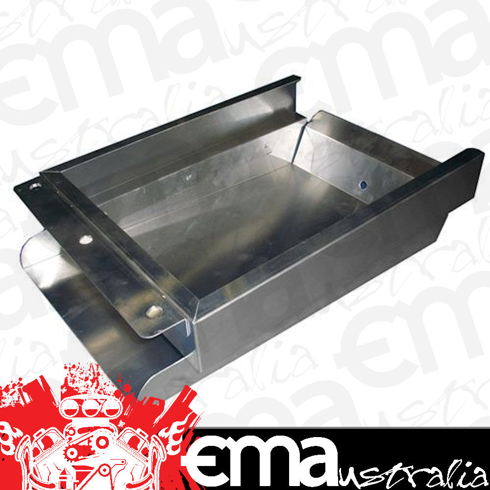 Triple xxx TxRC-MID-BW0045 Midget Radiator Tray Radiused Bends for Perfect Fit Not Predrilled for Dzus Buttons Aluminium