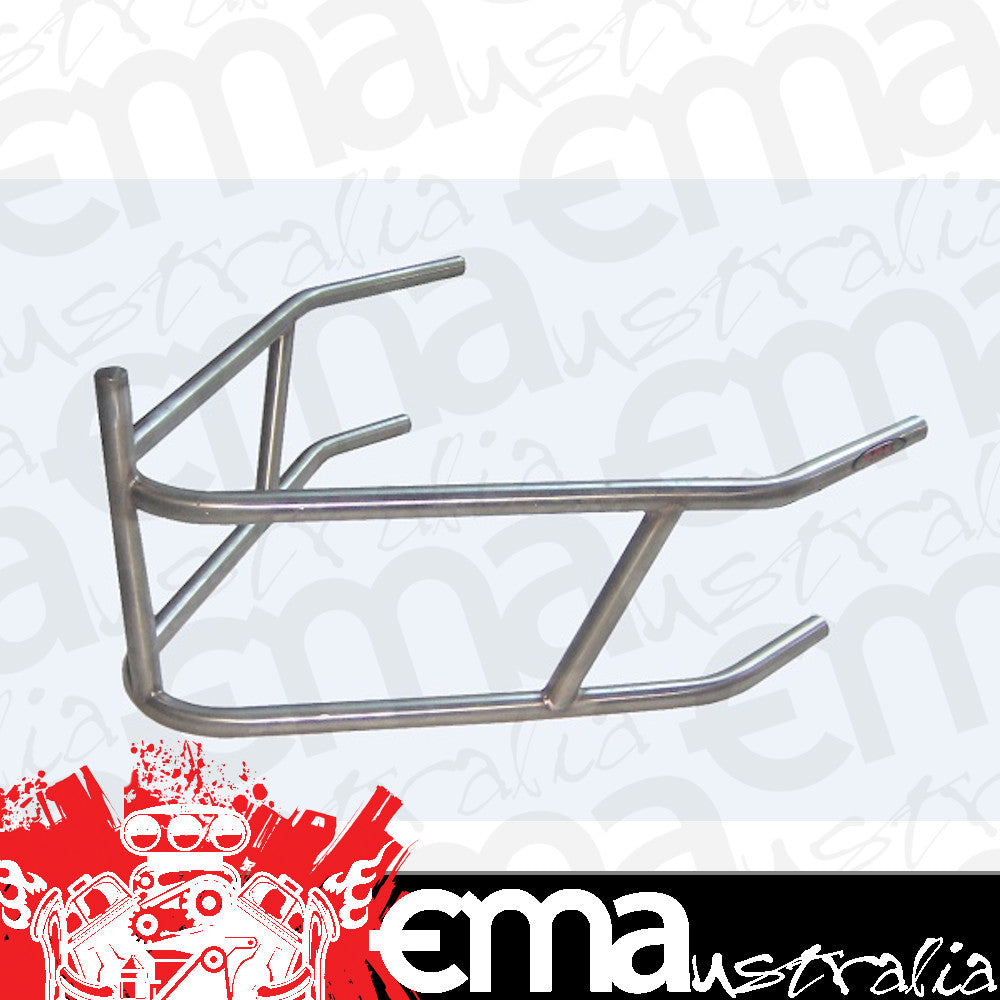 Triple xxx TxRC-SC-BN-0012 Sprint Car Rear Bumper Style w/ Post No Basket Tube Diameter 1" Width Top - 24 3/4" Bottom - 24 1/4" Stainless Steel Finis