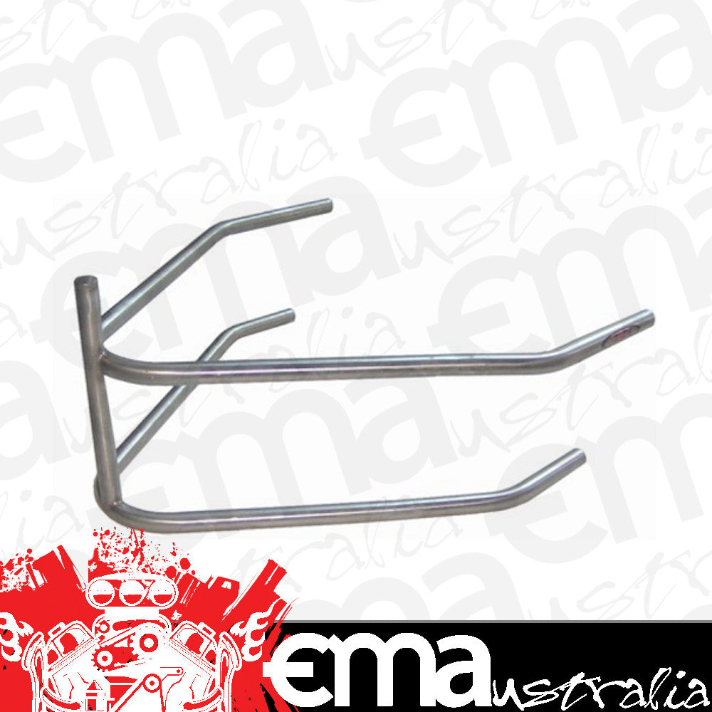 Triple xxx TxRC-SC-BN-0018 Sprint Car Rear Bumper Style w/ Post No Basket No Diagonals Tube Diameter 1" Width Top - 24 3/4" Bottom - 24 1/4" Stainles