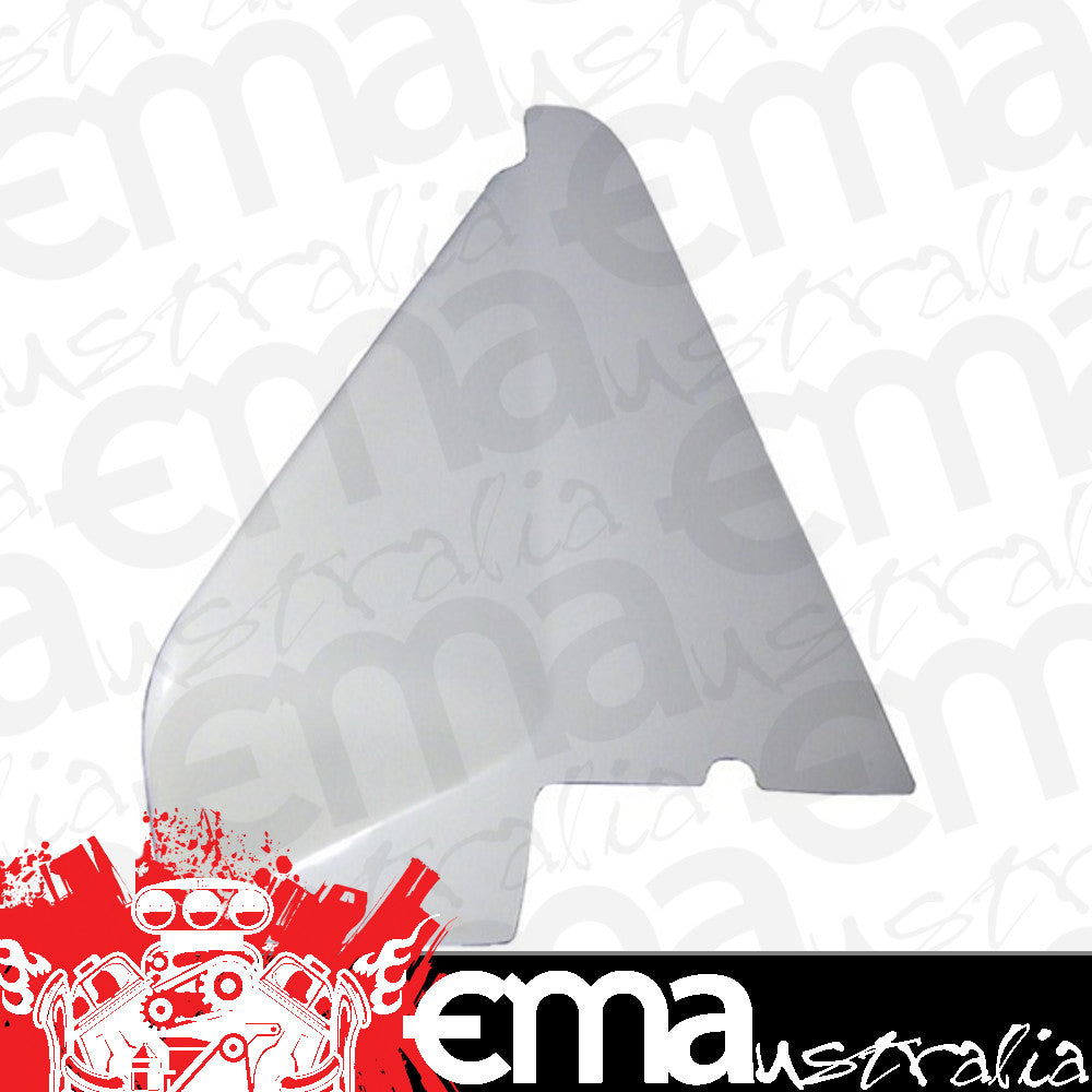Triple xxx TxRC-SC-BW-0024 Sprint Car Left Arm Guard Fits 2" Taller Chassis 87" Or 88" Colour White Fibreglass Finishgel-Coated