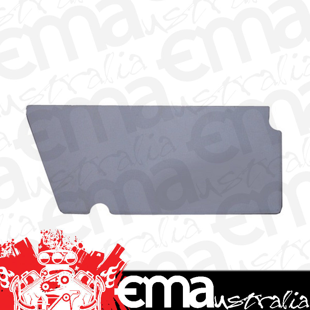 Triple xxx TxRC-SC-BW-0030 Sprint Car Lower Kick Panel Horizontal Split Design Right Split Horizontally AbOve Muffler Not Drilled for Dzus Buttons Aluminium