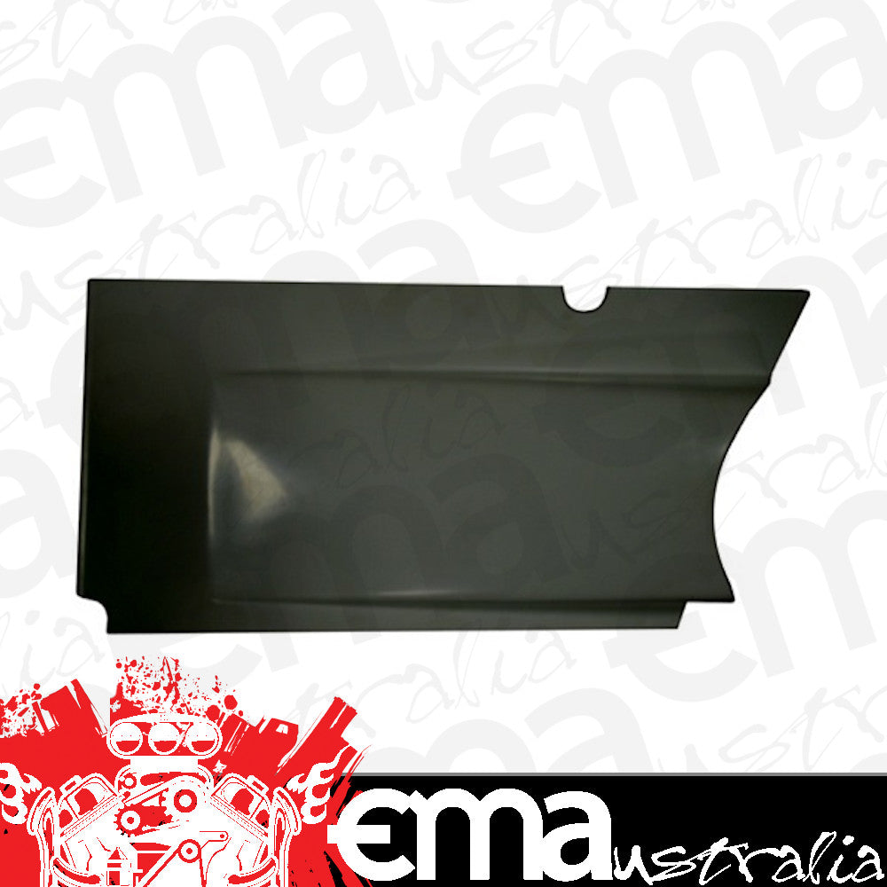 Triple xxx TxRC-SC-BW-0033B Sprint Car Upper Kick Panel Horizontal Split Design Left Split Horizontally AbOve Muffler Convex "Bullet" Design Goes Over Radius Rod Mate
