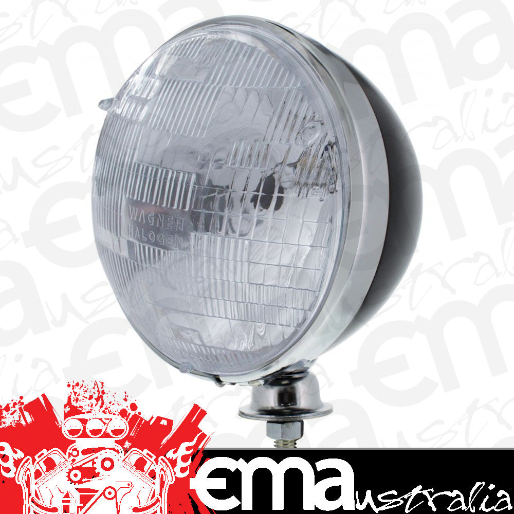 UPI Reproductions UPA5022BHS Black 7" DIETZ Headlight Assembly w/ Sealed Beams (pair)