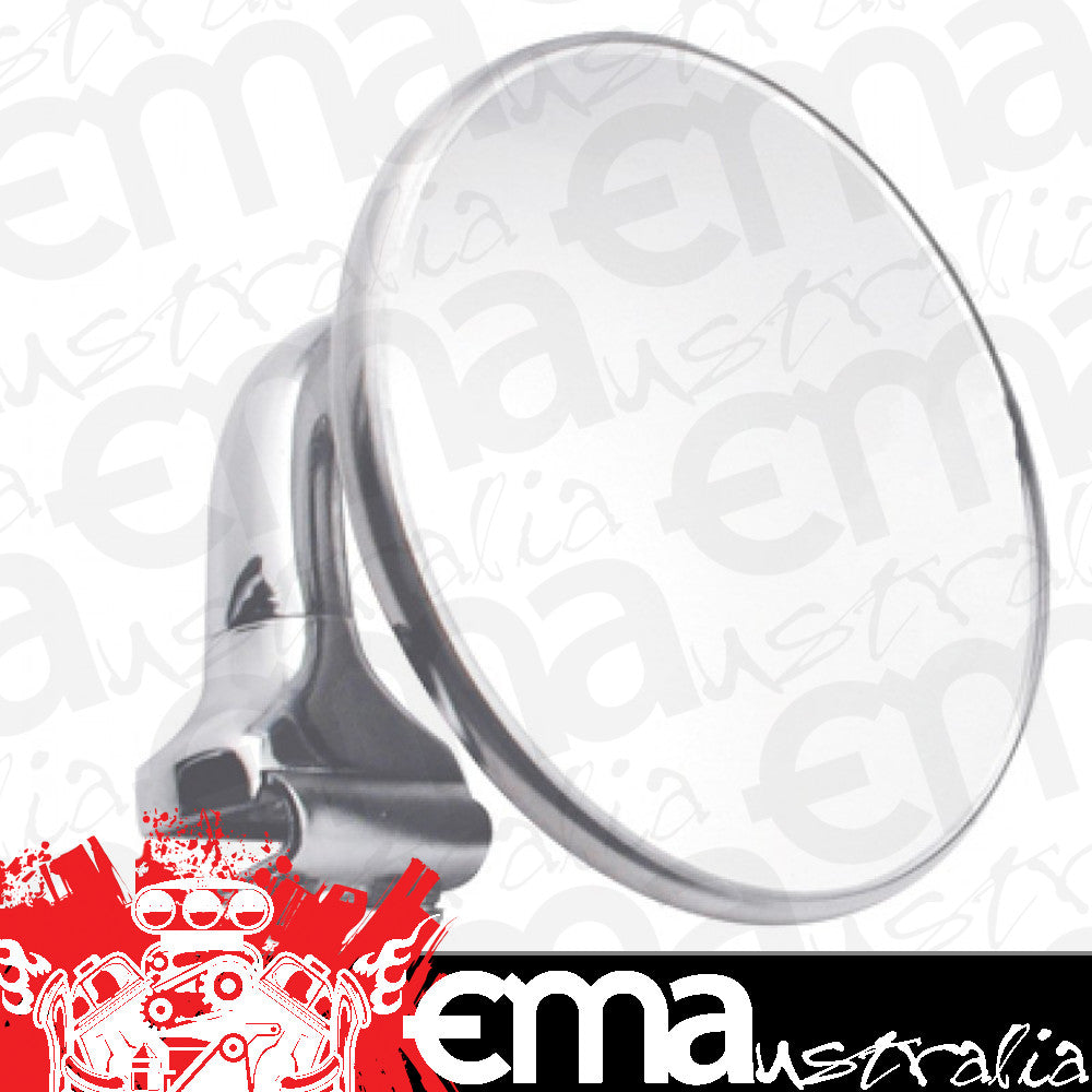 UPI Reproductions UPC5001 4" Peep Mirror Curved Arm Left Or Right Hand Side