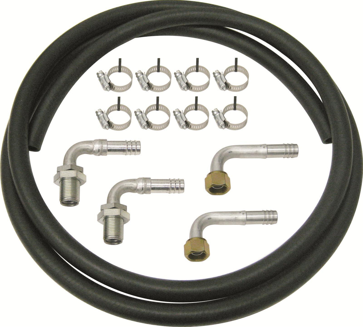 Vintage Air VA31703-VBD 31703-VBD - Vintage Air Standard Refrigeration Line Kits Refrigerant Lines Rubber 6 ft. -6 AN 4 ft. -8 AN 5 ft. -10 AN Barrier Hose
