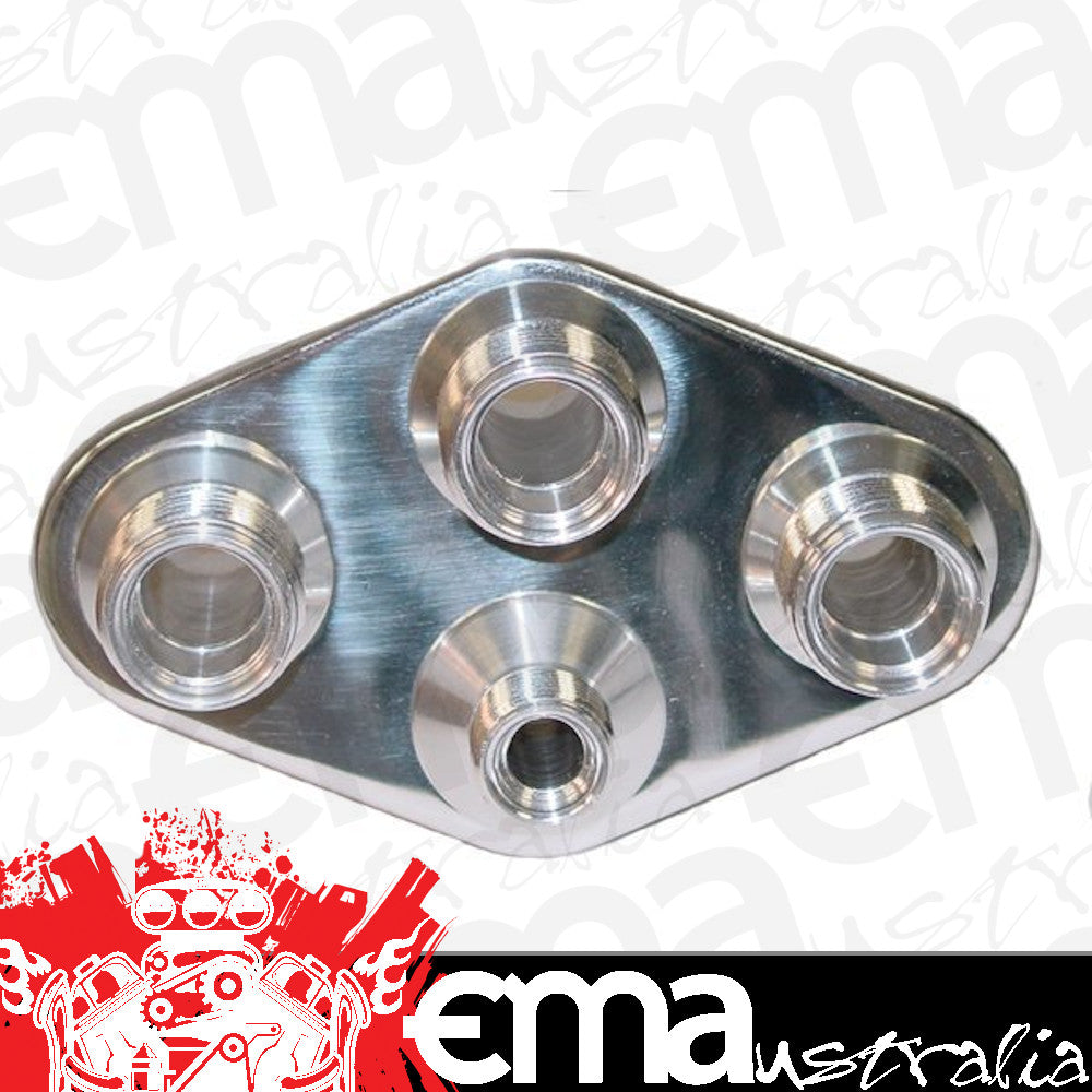 Vintage Air VA388600-MBA 4 Way Diamond Bulkhead - Polished
