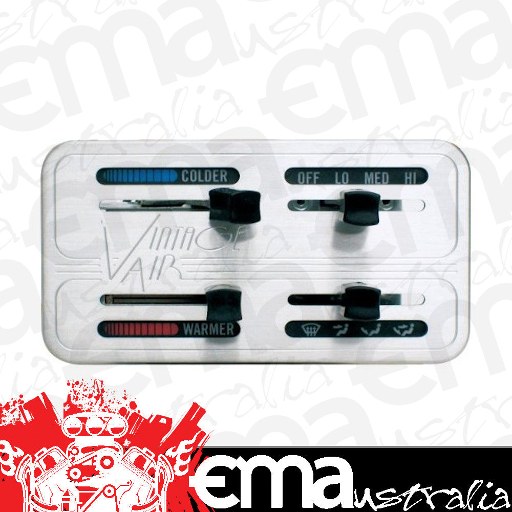 Vintage Air VA48103-SHQ Streamline Pro Gen II Pro Line Panel Aluminium In-Dash