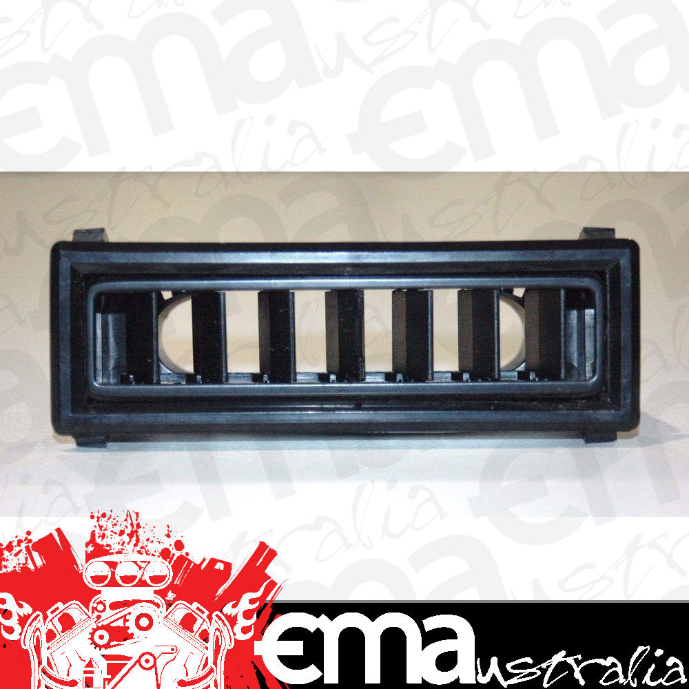 Vintage Air VA49325-VUL Rectangle Louvre All Black 3.875" X 2" For 2.5" Hose