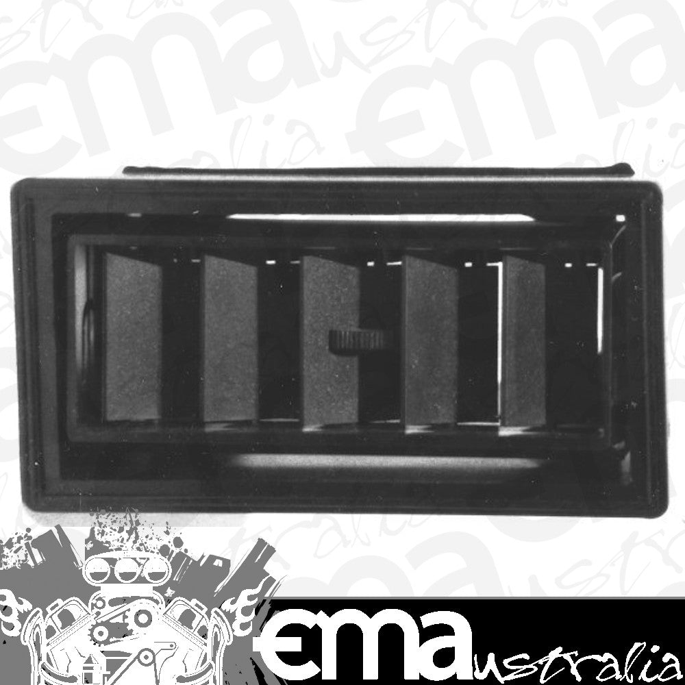 Vintage Air VA49327-VUL Thru-Dash Mount, All Black 2.5" Hose