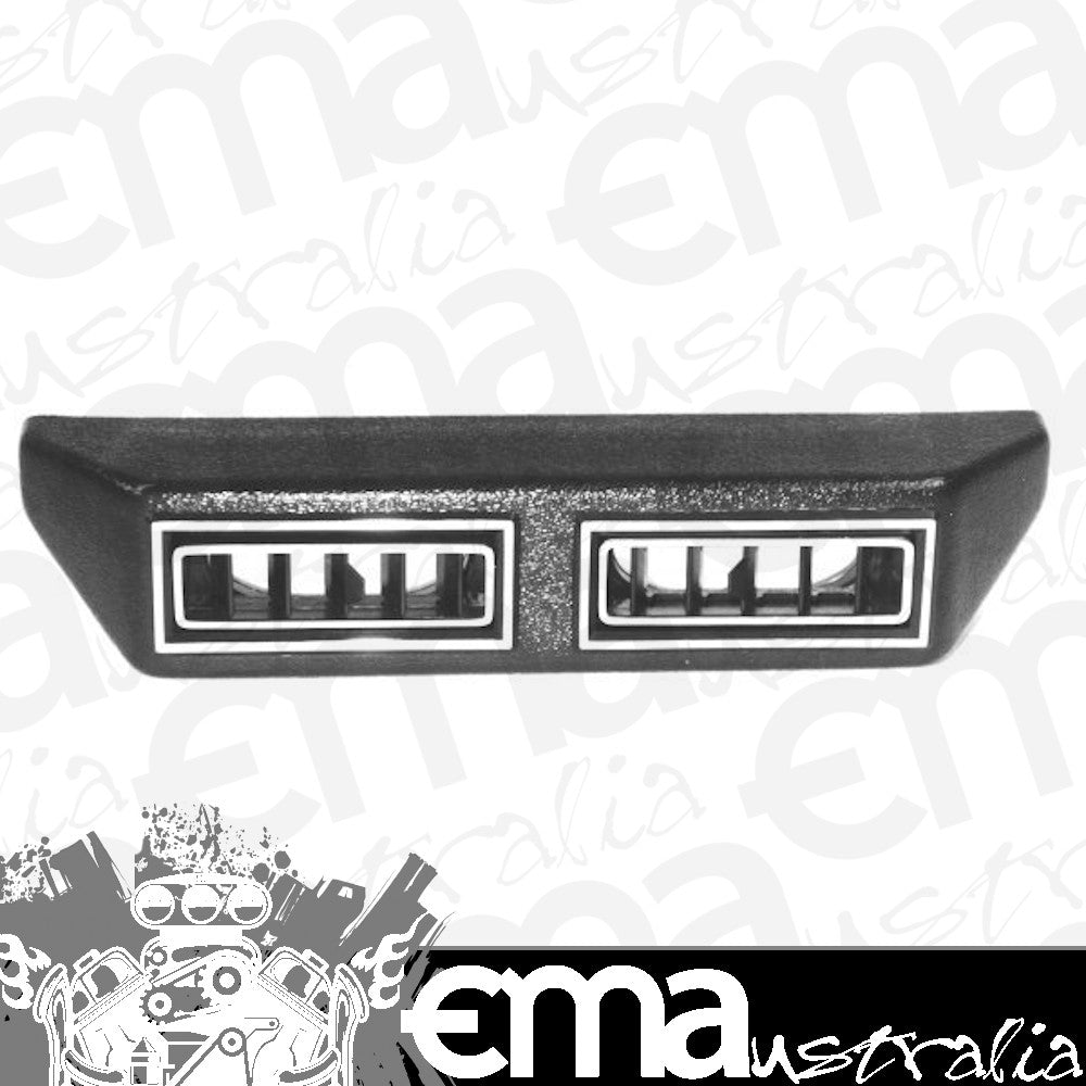 Vintage Air | VA63016-VUL | Machined Alloy Defrost Double/Pair Duct Trim 6.5" X 0.625"