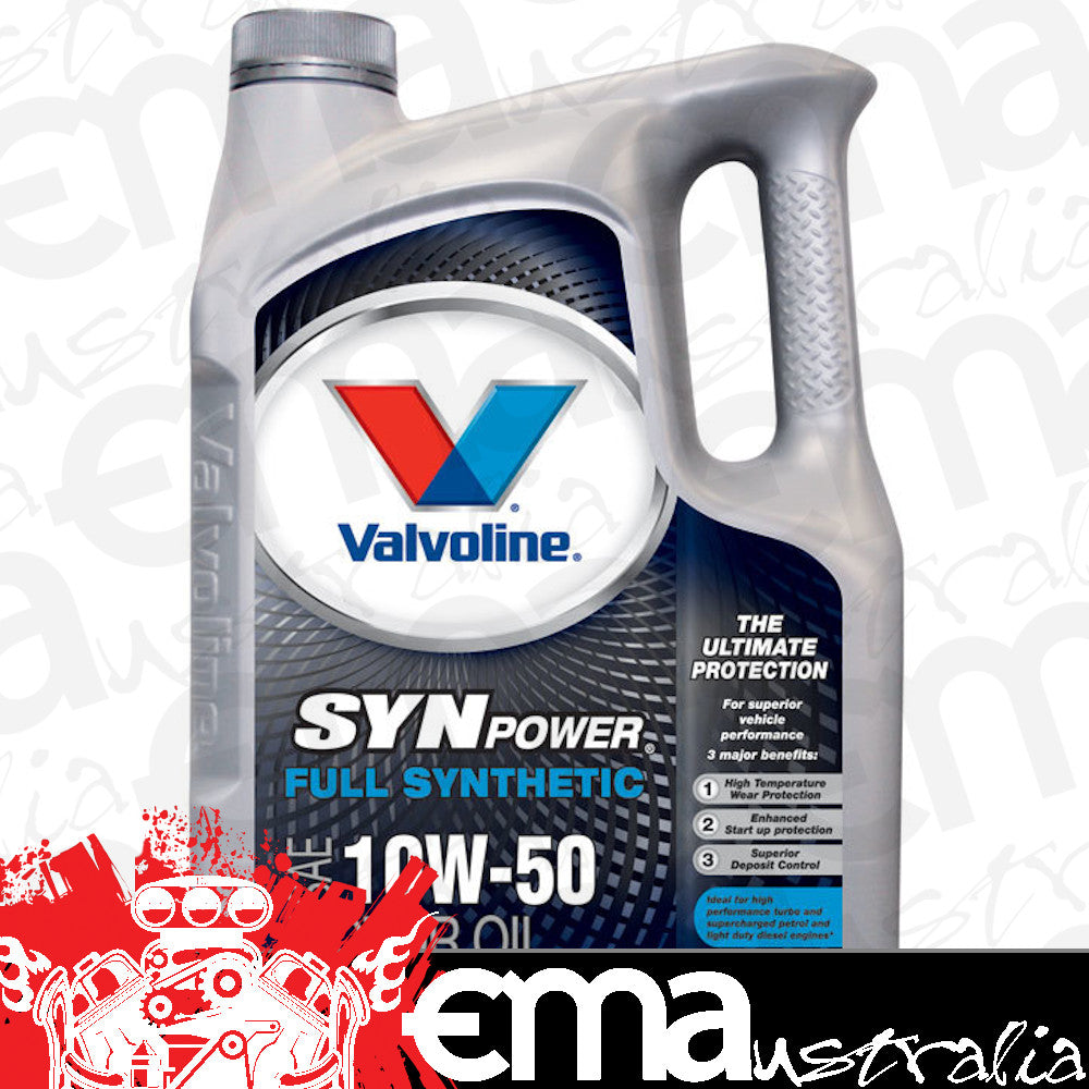 Valvoline VAL116550 Synpower Full Synthetic Engine Oil 10w/50 5 Litre Bottle