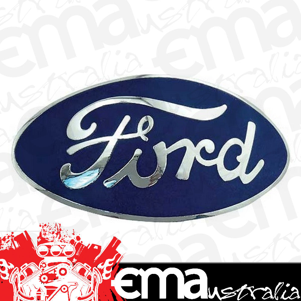 Vintique Inc Porcelain Emblem Blue (Suit 1934 Ford Car) (VI40-8212)