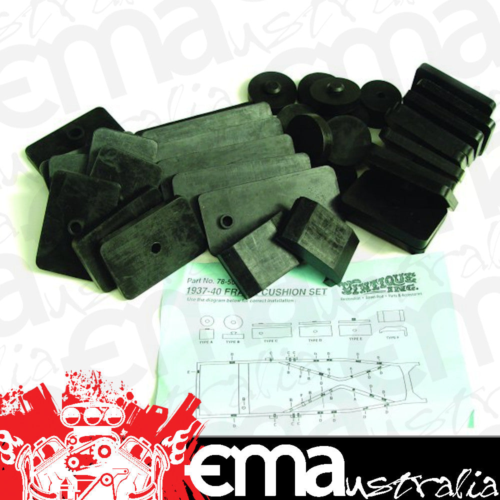 Vintique Inc Body To Frame Rubber Insulator Mount (Suit 1937-40 Ford Closed Car) (VI78-5001)