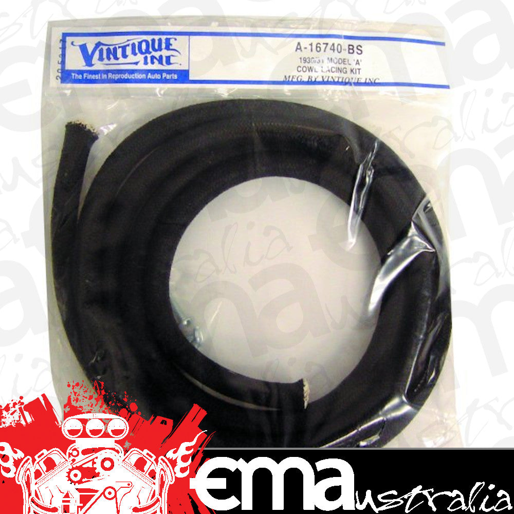 Vintique Inc Cowl Lacing Kit With Rivets (Suit 1930-31 Ford) (VIA-16740-BS)