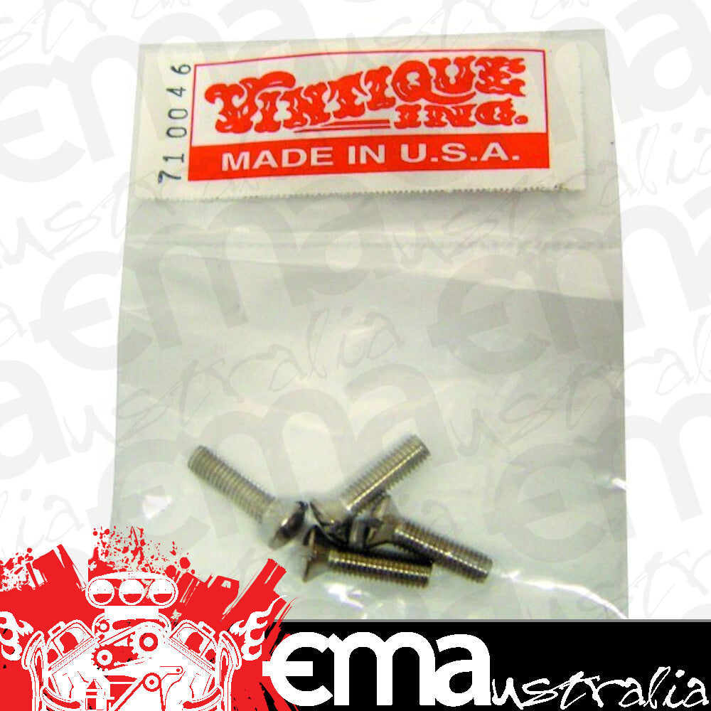 Vintique Inc Chrome Outside Door Handles Screw Kit (Suit 1928-34 Ford For Metal Frame Doors) (VIA-702350-SKM)