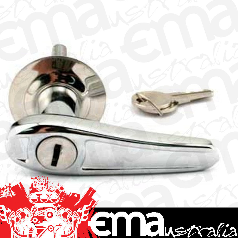 Vintique Inc Chrome Locking Deck Lid Handle (Suit 1928-31 Ford) (VIA-702352)